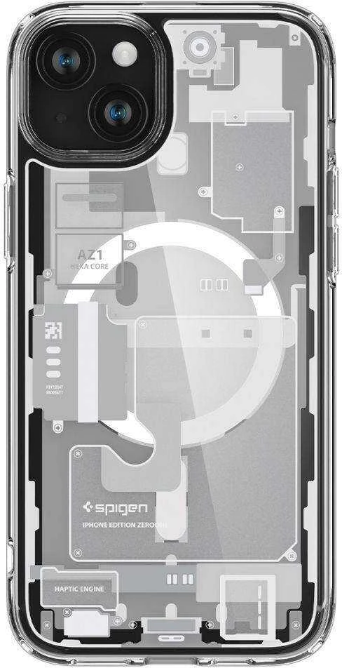 Spigen Ultra Hybrid Zero One (MagFit) dėklas skirtas Apple iPhone 15 Plus, spalva - Zero One White