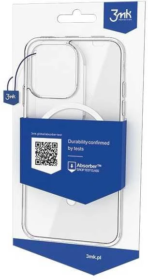 3MK MagCase Apple iPhone 15 Pro 6.1" skaidrus, suderinamas su MagSafe