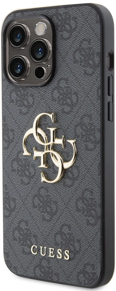 Dėklas GUESS GUHCP15X4GGGR IPHONE 15 PRO MAX 6.7 "GRAY/GRAY HARDCASE 4G BIG METAL LOGO