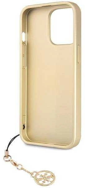 Dėklas Guess GUHCP15LGF4GGR iPhone 15 Pro 6.1" pilka/pilkas hardcase 4G Charms Collection