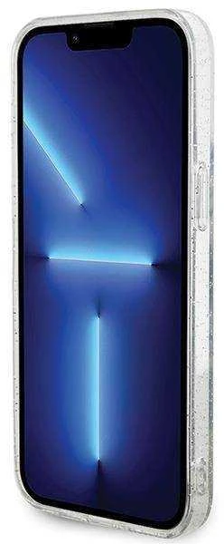 Apple iPhone 15 Pro Max Karl Lagerfeld dėklas Karl&Choupette Glitter MagSafe (KLHMP15XHGKCNOT) skaidrus