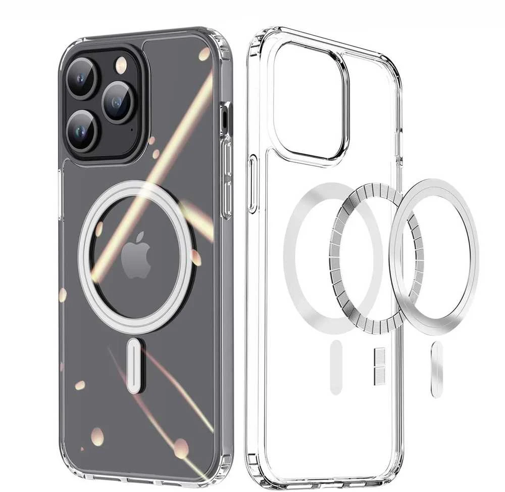 Dėklas Dux Ducis Clin Magsafe Apple iPhone 15 Pro Max skaidrus