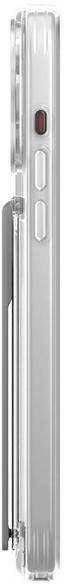 UNIQ dėklas Heldro Mount with Stand Apple iPhone 15 Pro Max 6.7″ skaidrus/lucent clear