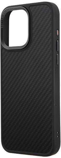UNIQ dėklas Keva Apple iPhone 15 Pro Max 6.7″ Magclick Charging carbon juodos spalvos