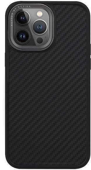 UNIQ dėklas Keva Apple iPhone 15 Pro Max 6.7″ Magclick Charging carbon juodos spalvos