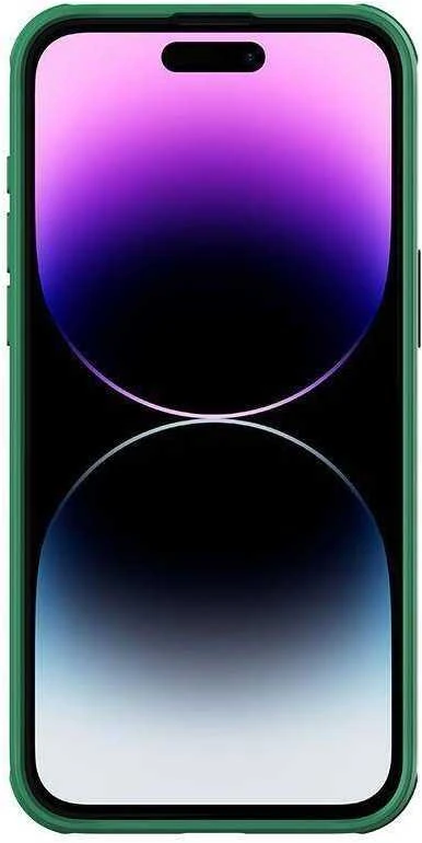 Dėklas Nillkin CamShield Pro Apple iPhone 15 Pro žalias