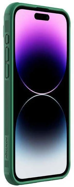 Dėklas Nillkin CamShield Pro Apple iPhone 15 Pro žalias
