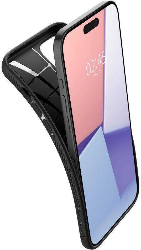 Dėklas SPIGEN LIQUID AIR IPHONE 15 PRO Juodas