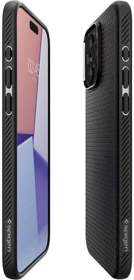 Dėklas SPIGEN LIQUID AIR IPHONE 15 PRO Juodas