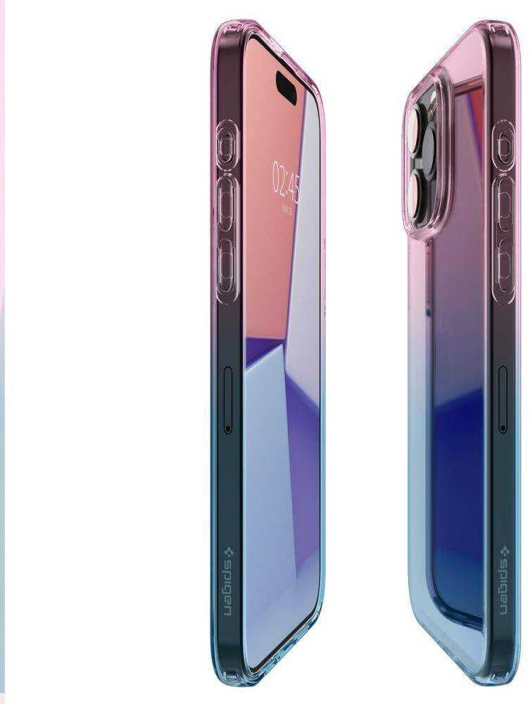 Dėklas SPIGEN LIQUID CRYSTAL IPHONE 15 PRO GRADATION Rožinis