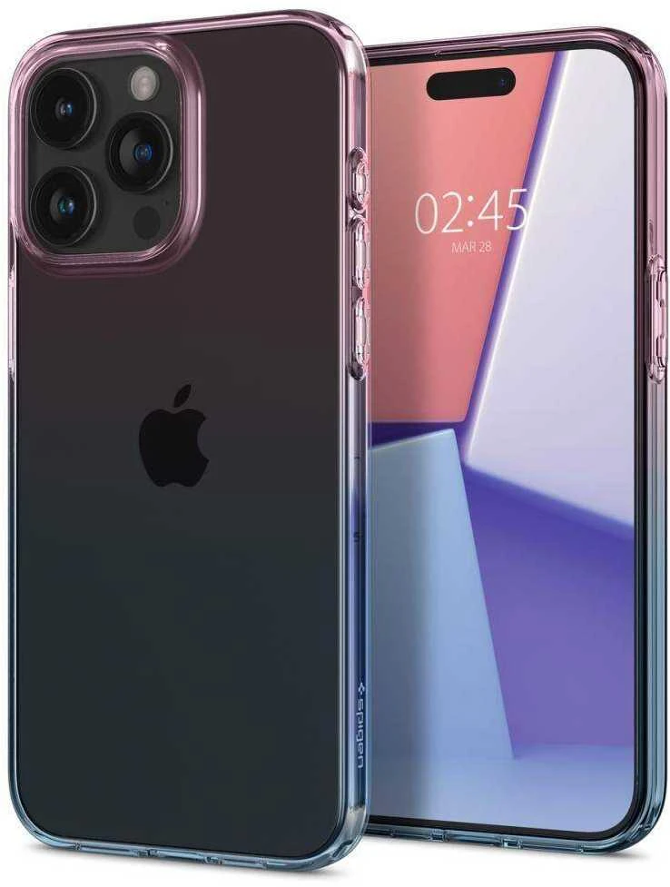 Dėklas SPIGEN LIQUID CRYSTAL IPHONE 15 PRO GRADATION Rožinis