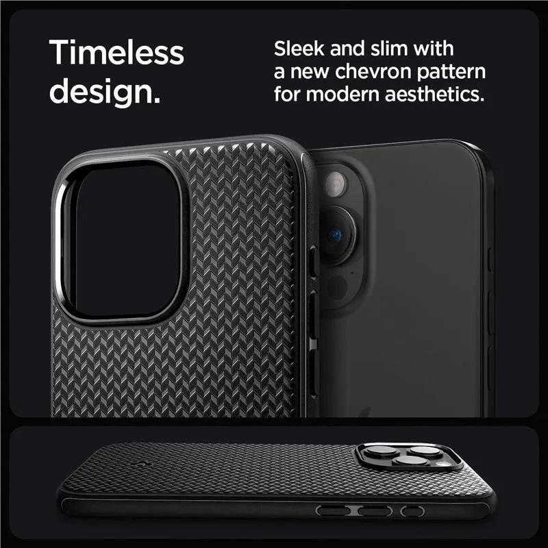 Spigen Mag Armor (MagFit) dėklas skirtas Apple iPhone 15 Pro, spalva - Matte Black