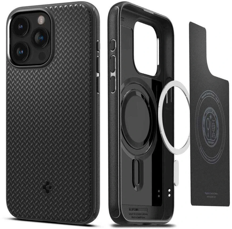 Spigen Mag Armor (MagFit) dėklas skirtas Apple iPhone 15 Pro, spalva - Matte Black