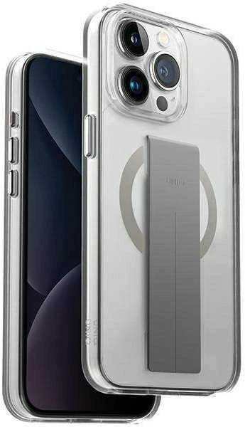 UNIQ Heldro Mag Apple iPhone 15 Pro 6.1″ Magclick Charging dėklas skaidrus lucent clear