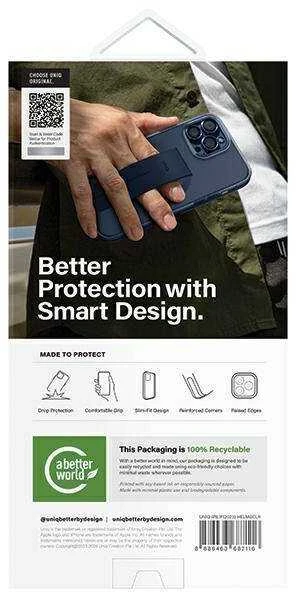 UNIQ Heldro Mag Apple iPhone 15 Pro 6.1″ Magclick Charging dėklas skaidrus lucent clear