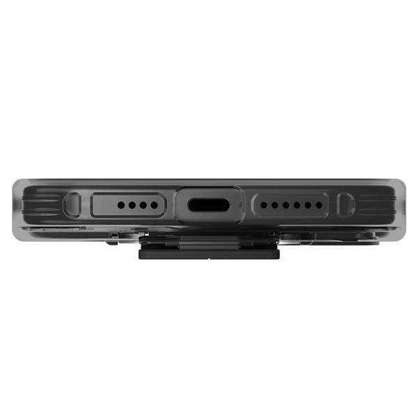 UNIQ Heldro Mount dėklas su stovu Apple iPhone 15 Pro 6.1" dūmų, dūmų