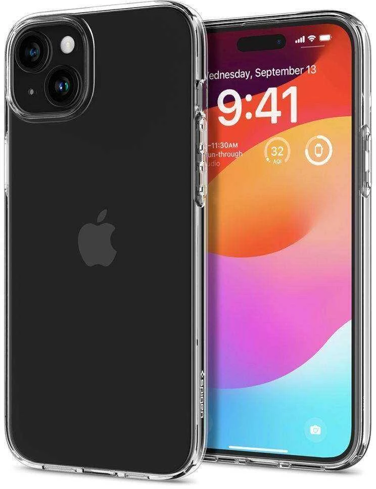 Dėklas SPIGEN LIQUID CRYSTAL IPHONE 15 CLEAR