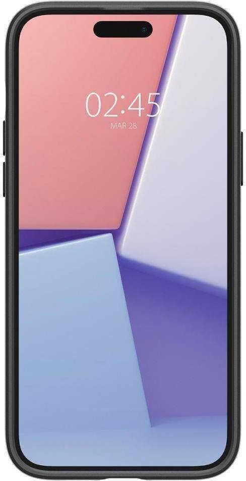 Spigen Thin Fit dėklas skirtas Apple iPhone 15,  spalva - Juoda