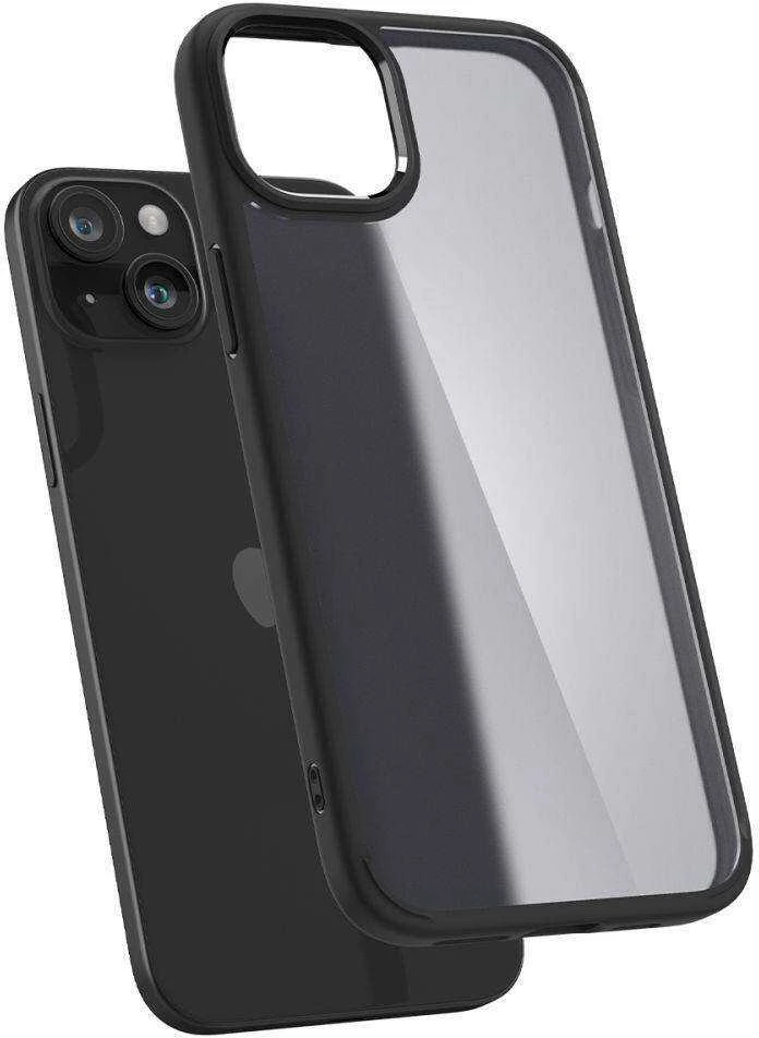 Spigen Ultra Hybrid Matte dėklas skirtas Apple iPhone 15, spalva - Frost Black
