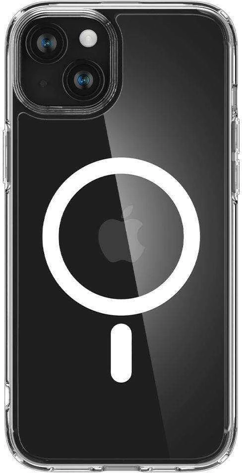 Spigen Ultra Hybrid (MagFit) dėklas skirtas Apple iPhone 15, spalva - Balta