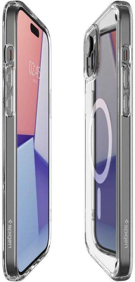 Spigen Ultra Hybrid (MagFit) dėklas skirtas Apple iPhone 15, spalva - Balta
