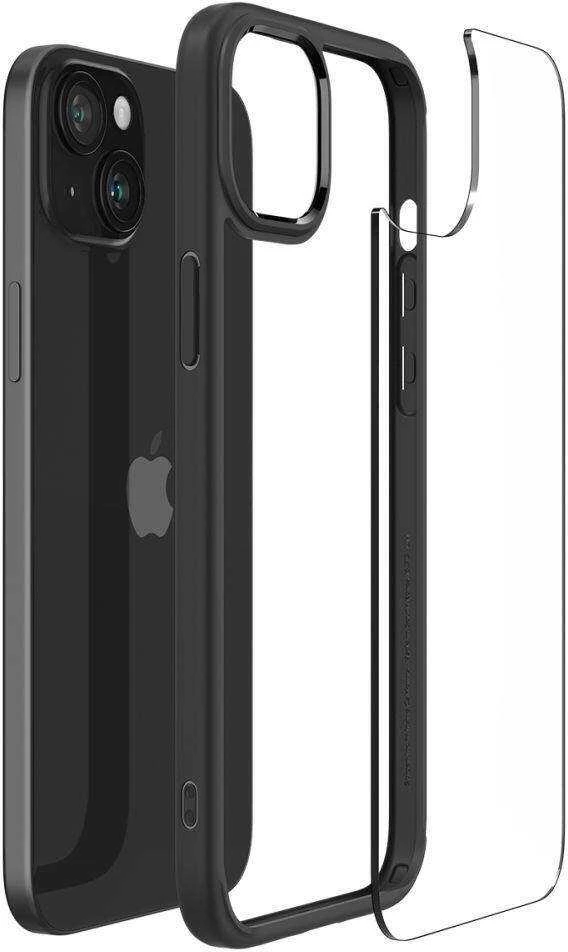 Spigen Ultra Hybrid dėklas skirtas Apple iPhone 15, spalva - Matte Black