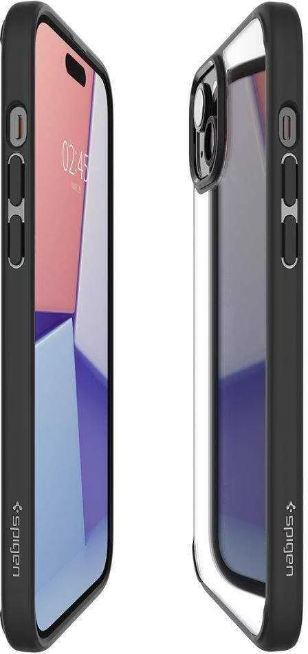 Spigen Ultra Hybrid dėklas skirtas Apple iPhone 15, spalva - Matte Black