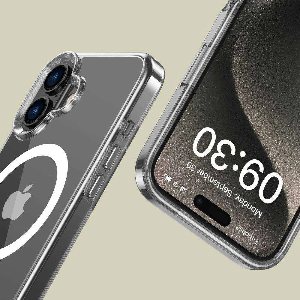 Apple iPhone 16 Plus Tech-Protect FlexAir Hybrid MagSafe Clear dėklas telefonui skaidrus