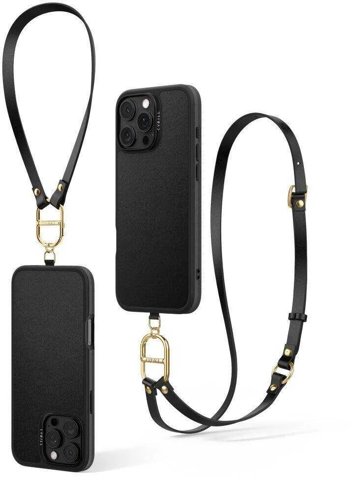 Apple iPhone 16 Pro Max Spigen Cyrill Kajuk Classic Charm Mag MagSafe dėklas telefonui juodos spalvos