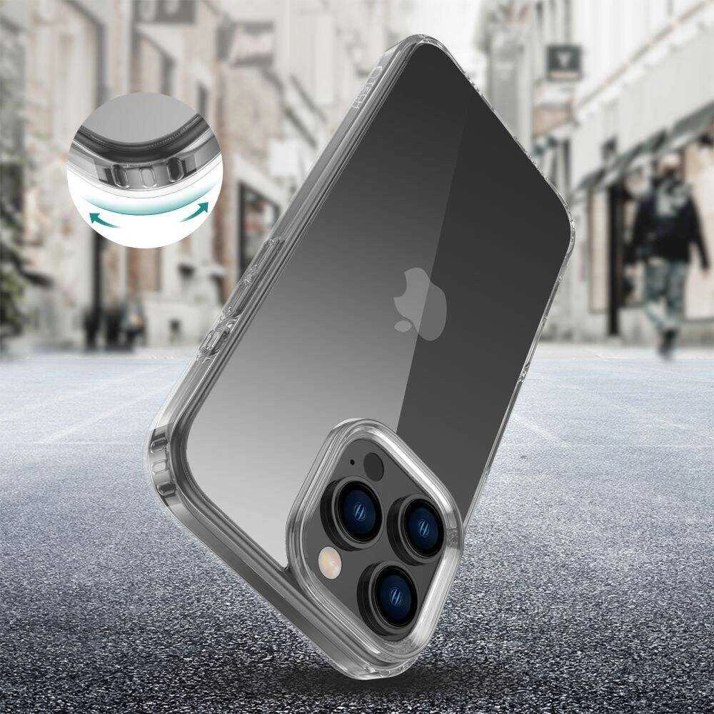 Apple iPhone 16 Pro Max Tech-Protect Flexair Hybrid Clear dėklas telefonui skaidrus