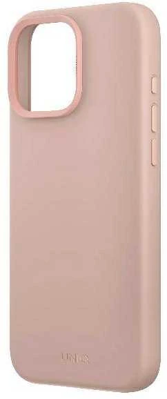 UNIQ Lino Hue Apple iPhone 16 Pro Max 6.9″ Magclick Charging dėklas rožinės spalvos blush rožinės spalvos