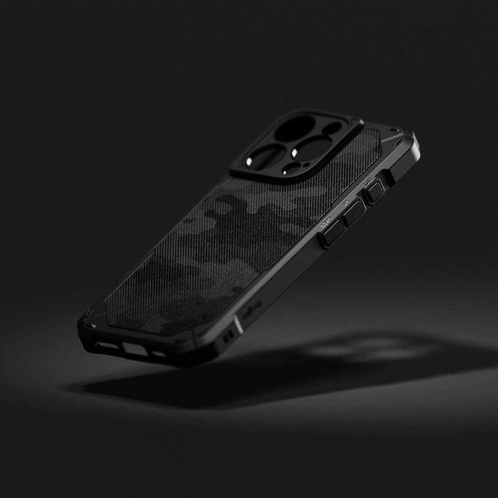 Apple iPhone 16 Pro Ringke Rugged Gear Magnetic MagSafe dėklas telefonui juodos spalvos