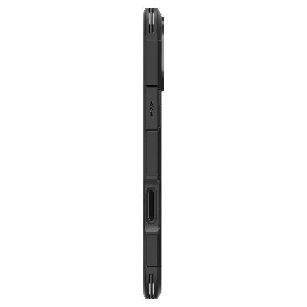 Apple iPhone 16 Pro Spigen Tough Armor „T” Mag MagSafe dėklas telefonui juodos spalvos