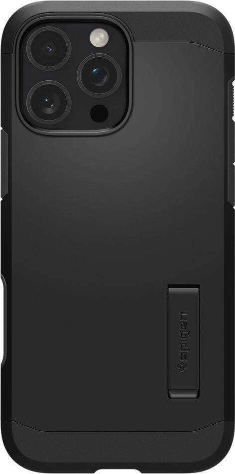 Apple iPhone 16 Pro Spigen Tough Armor „T” Mag MagSafe dėklas telefonui juodos spalvos