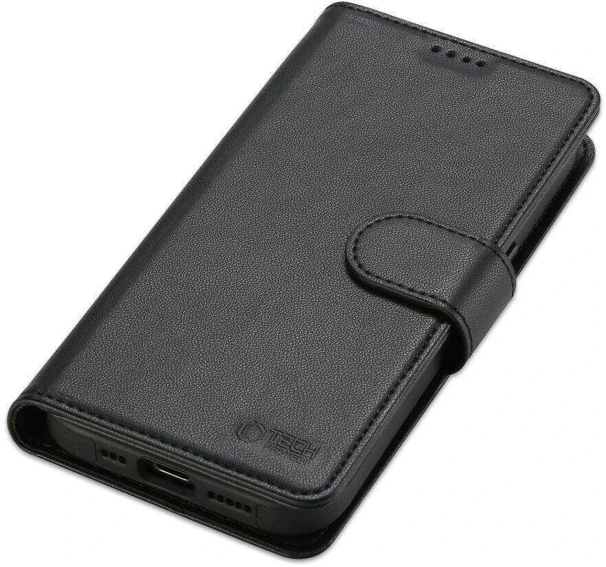 Apple iPhone 16 Pro Tech-Protect Wallet MagSafe dėklas telefonui juodos spalvos