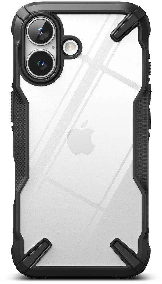 Ringke iPhone 16 Dėklas Fusion X Juodas