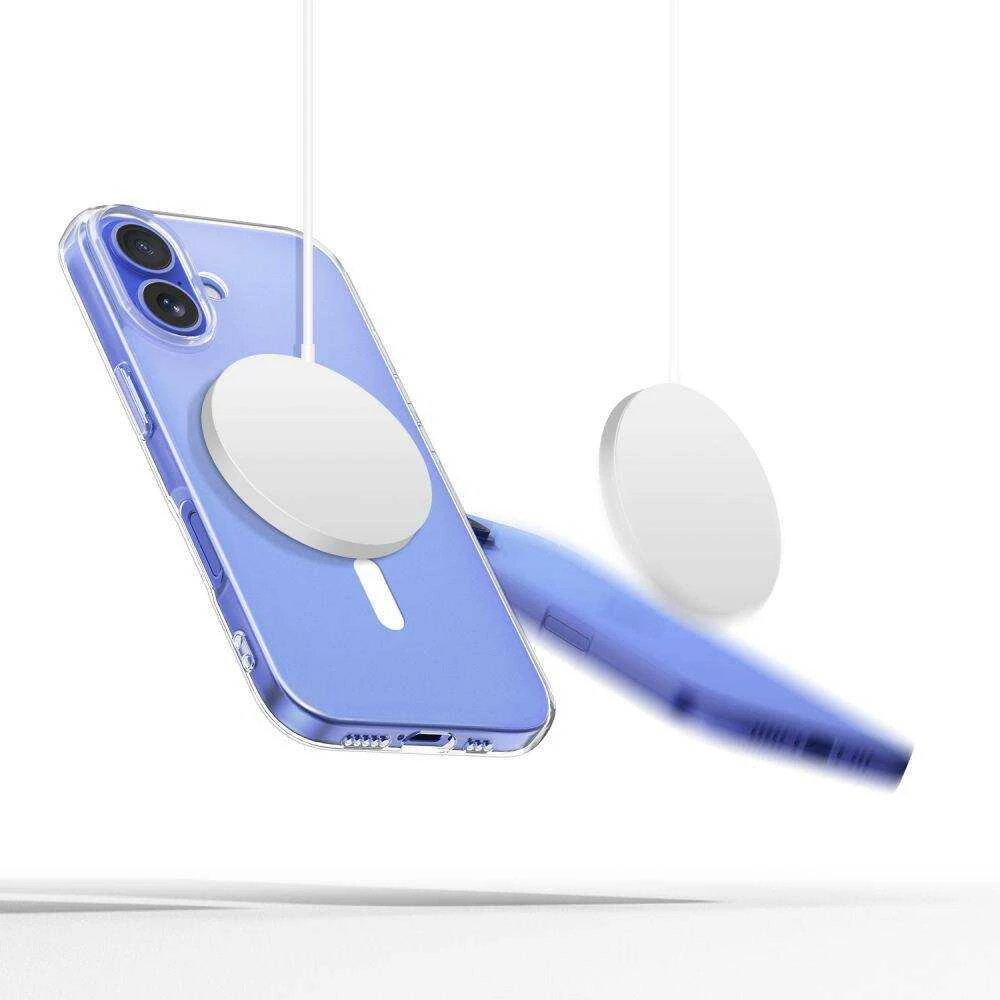 Apple iPhone 16 Tech-Protect FlexAir MagSafe Clear dėklas telefonui skaidrus