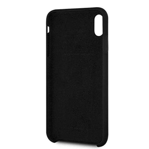 Ferrari kietas dėklas FEOSIHCI65BK Apple iPhone Xs Max juodos spalvos Silicone Off track