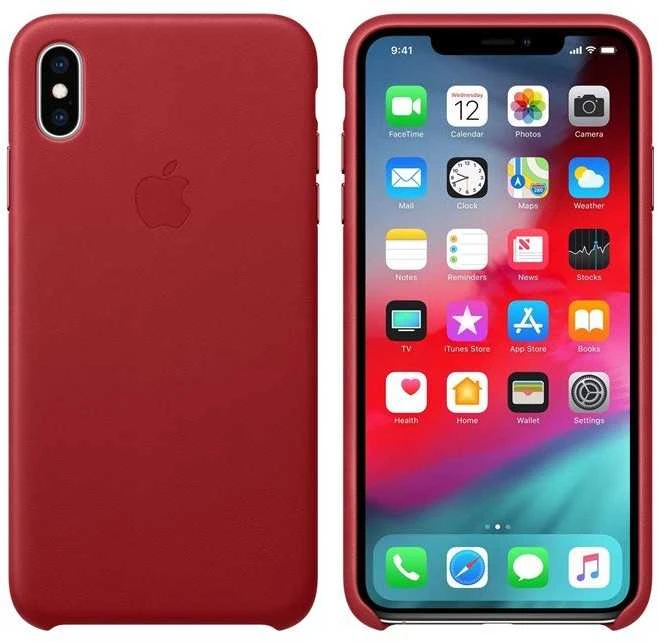 Apple iPhone XS Max odinis atverčiamas dėklas - Rugiagėlių mėlynas 