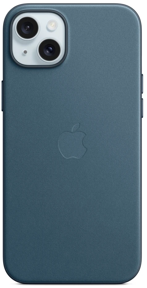 iPhone 15 Plus FineWoven dėklas su MagSafe - Ramiojo vandenyno mėlyna (Pacific Blue)