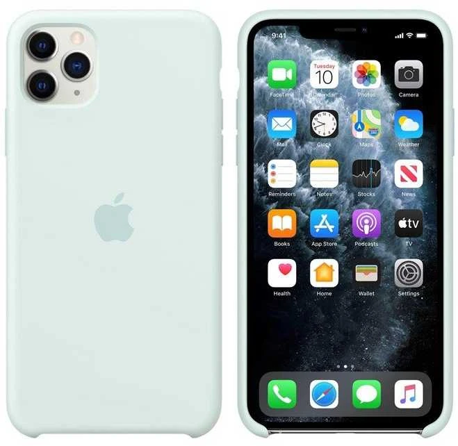Apple 98418 silikoninis dėklas iPhone 11 Pro Max SEAFOAM MY102ZM/A