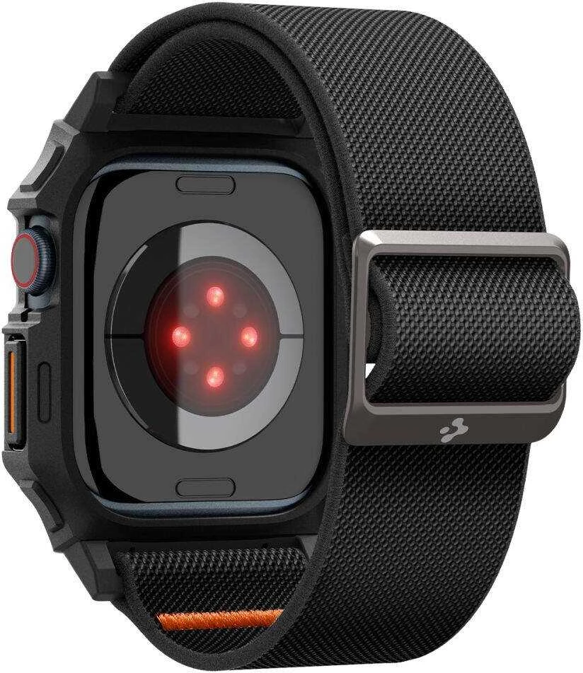 Apple Watch 10 (42mm) Spigen Lite Fit ”Pro” Matte juodas