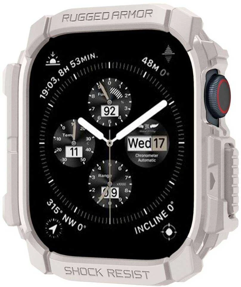 Apple Watch 10 (46mm) Spigen Rugged Armor beige
