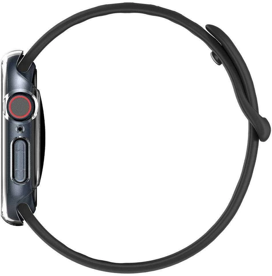 Dėklas „Spigen Thin Fit“, krištolo skaidrumo – „Apple Watch 11/10“ 46 mm