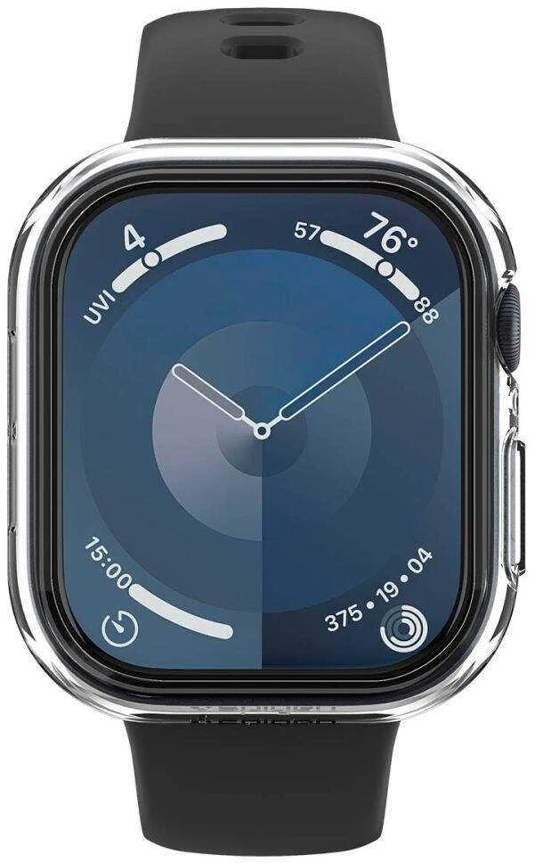 Dėklas „Spigen Thin Fit“, krištolo skaidrumo – „Apple Watch 11/10“ 46 mm