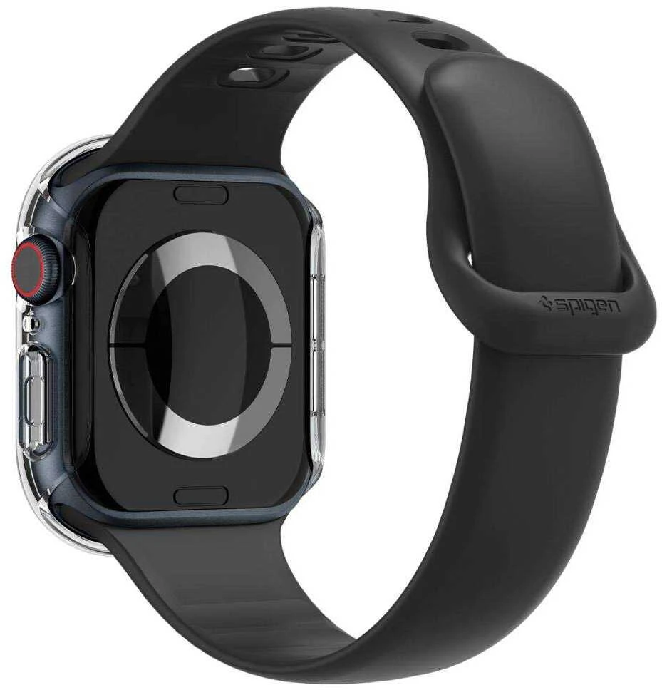 Dėklas „Spigen Thin Fit“, krištolo skaidrumo – „Apple Watch 11/10“ 46 mm