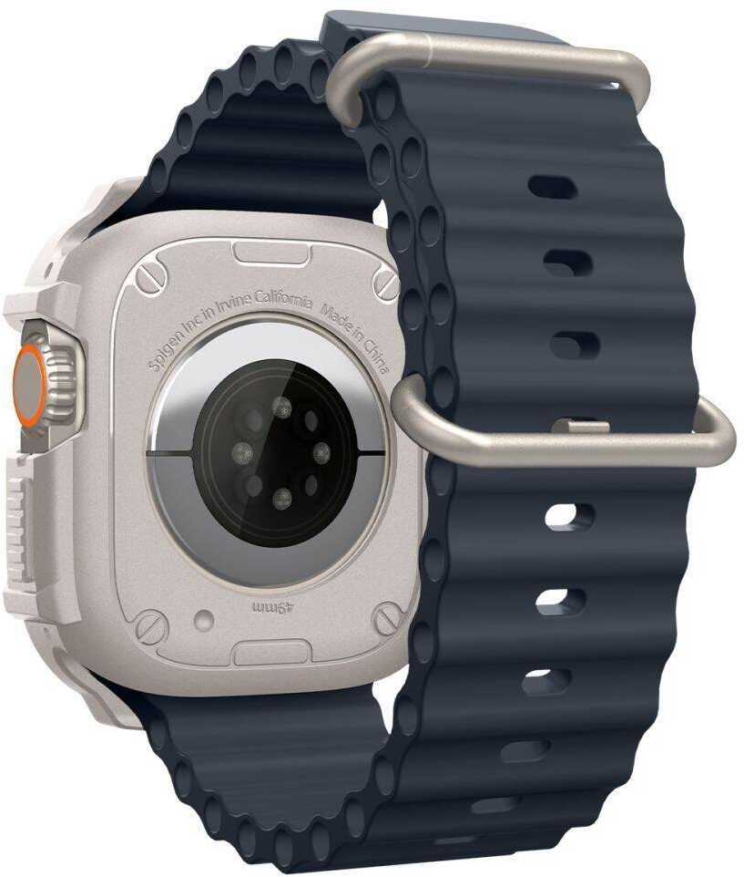 Apple Watch Ultra 1 / 2 (49mm) Spigen Rugged Armor beige dėklas laikrodžiui