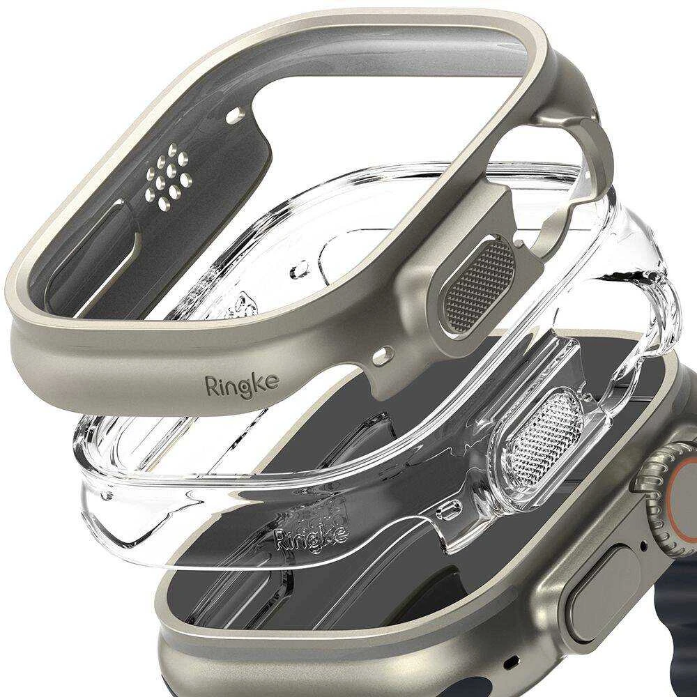 Ringke Išmaniojo laikrodžio Apple ekrano rėmelis, Pilkos spalvos, 49mm