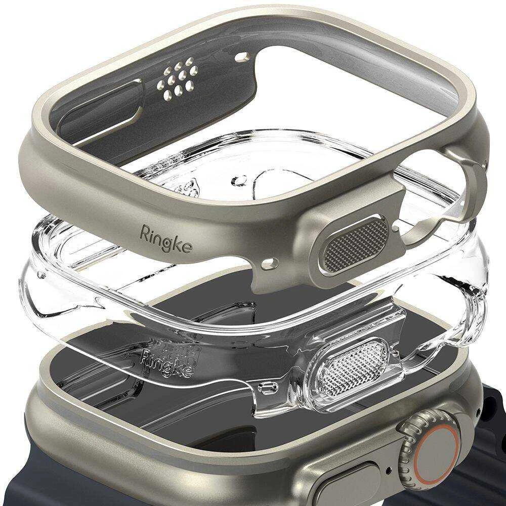 Ringke Išmaniojo laikrodžio Apple ekrano rėmelis, Pilkos spalvos, 49mm