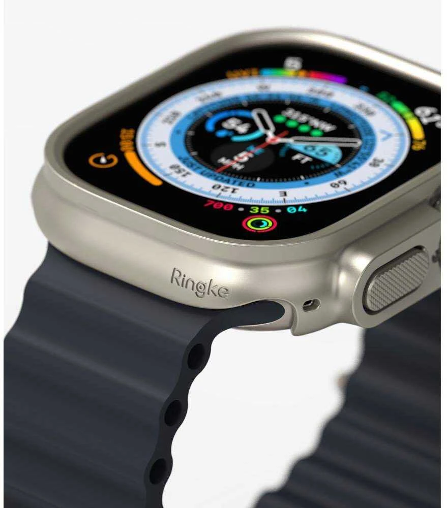 Ringke Išmaniojo laikrodžio Apple ekrano rėmelis, Pilkos spalvos, 49mm